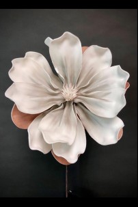 28X22" WHITE AND BROWN FOAM FLOWER [FF705143]